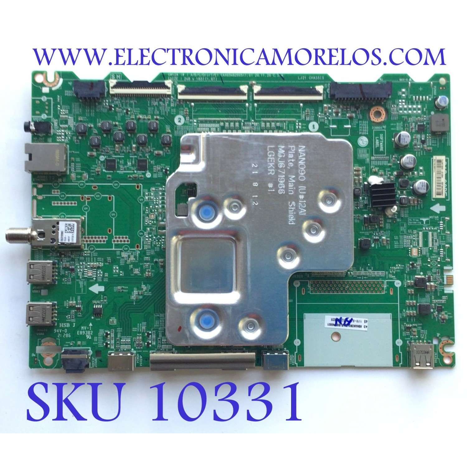 MAIN PARA TV LG NANOCELL 4K·UHD·HDR ((SMART TV)) / NUMERO DE PARTE EBT66746601 / EAX69462005 / 66746601 / EAX69462005(1.0) / PANEL NC650DQB-AAKH1 / DISPLAY LC650EQP (SP)(A1) / MODELO 65NANO90UPA / 65NAN090UPA / 65NANO90UPA.BUSYLKR